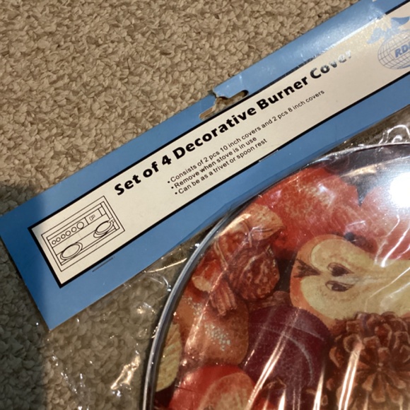 *free with bundle of 2+ items* decorative burner covers, NIP - Picture 2 of 3